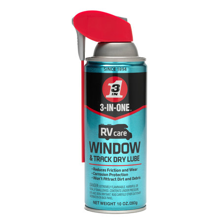 WD-40 WD40 Company 120091 3 In 1 Rv Window & Track Dry Lube Spray 10 Oz 120091